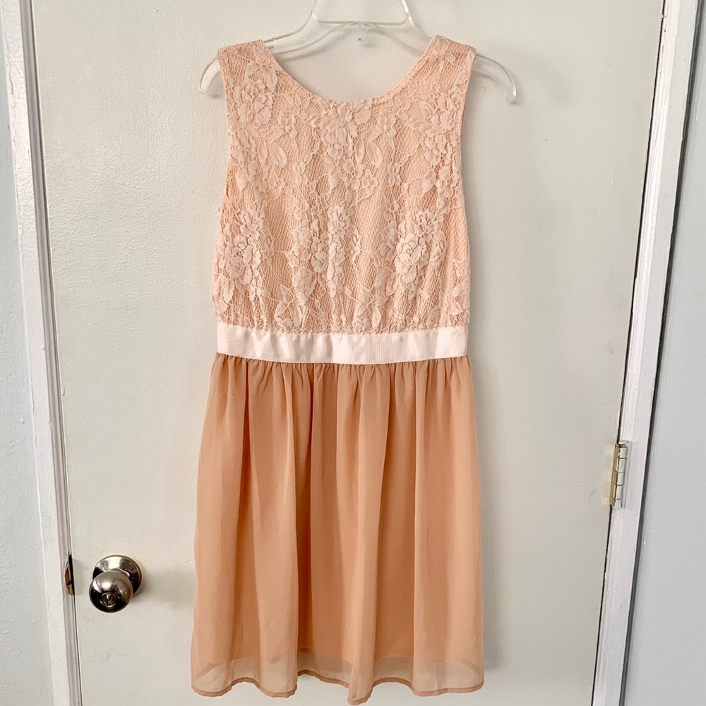Dusty blush dress